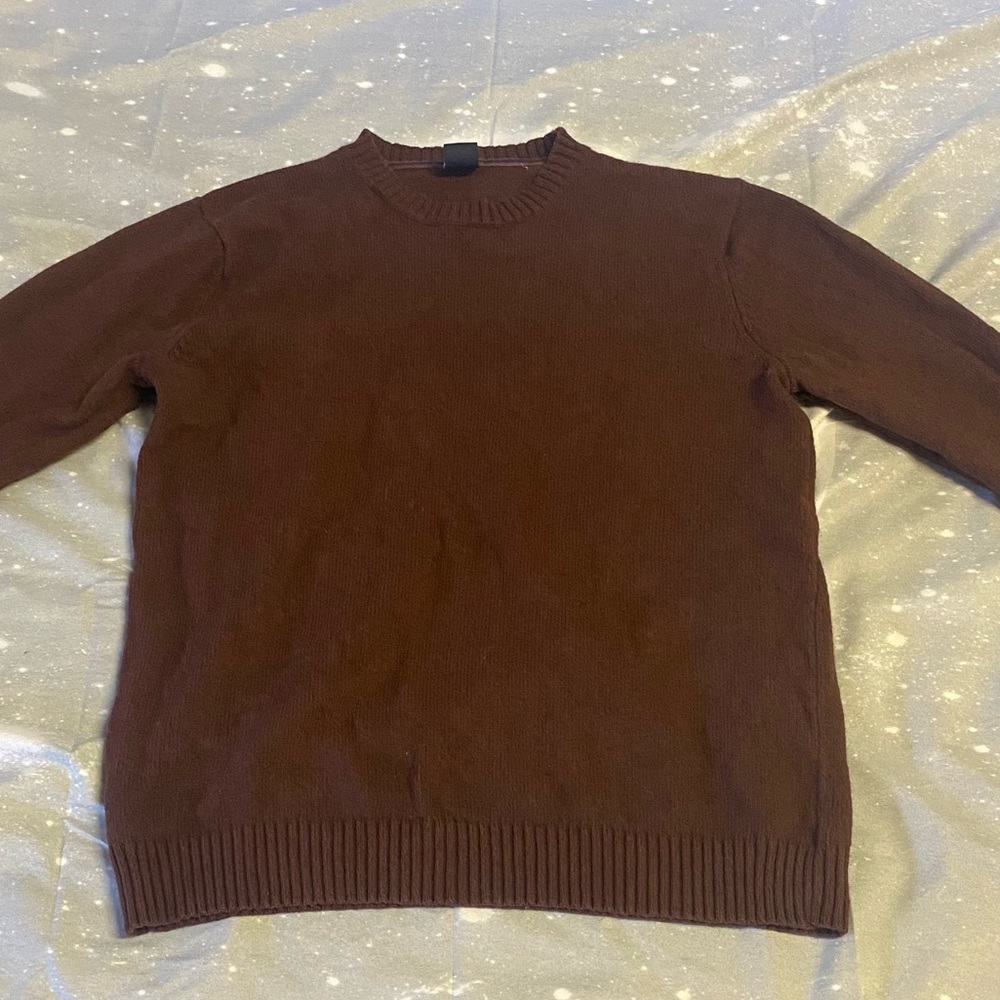Gap crewneck sweater dark reddish brown